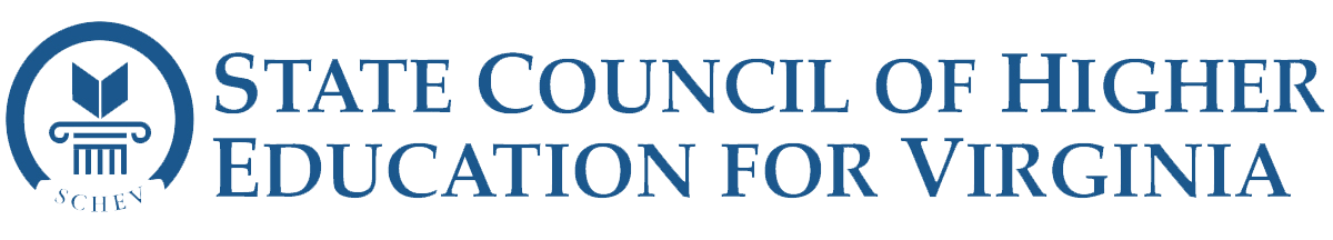 State Council of Higher Education for Virginia (SCHEV), the Virginia Community College System (VCCS) logo